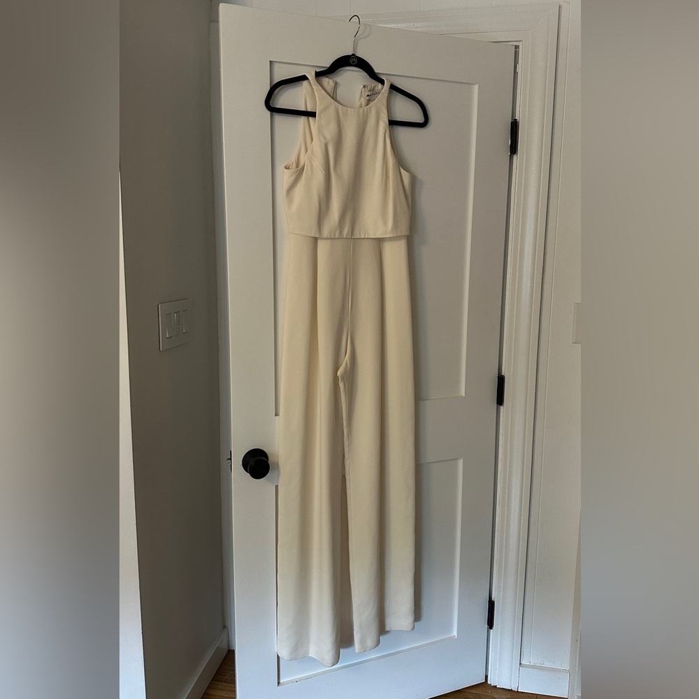 Jill Stuart - Ivory Jumpsuit (size 2)